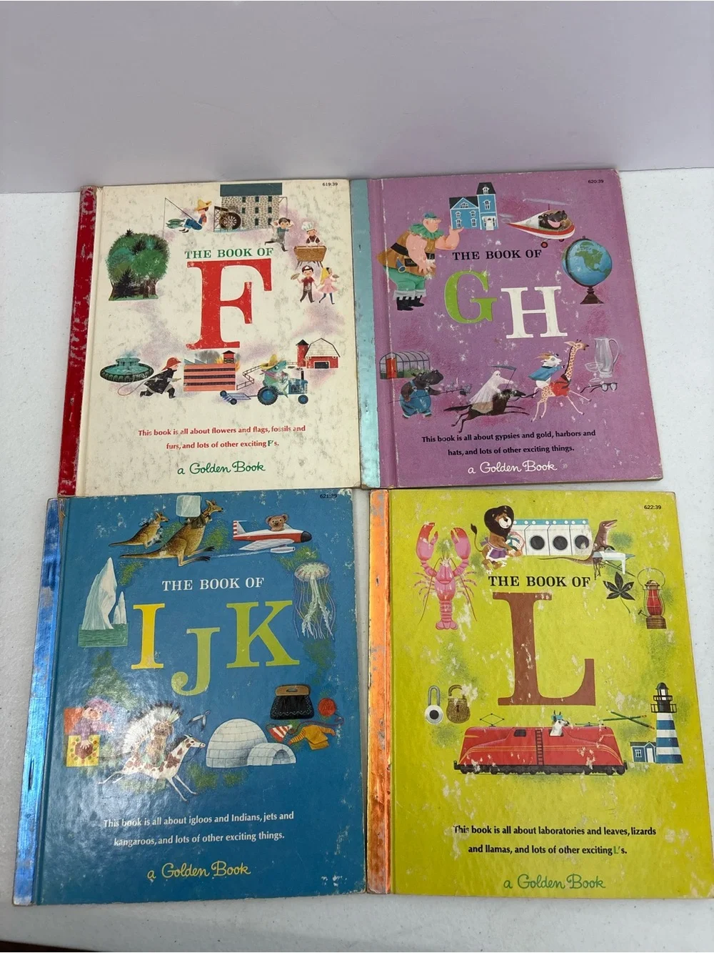 Vintage 1965 Golden Books My First Golden Learning Library Alphabet ALL 16 BOOKS